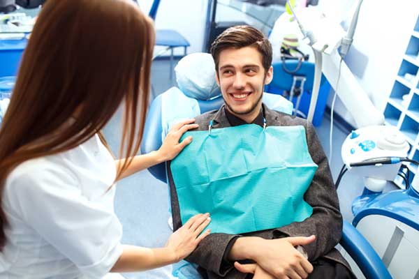 Happy Patient with Dentist